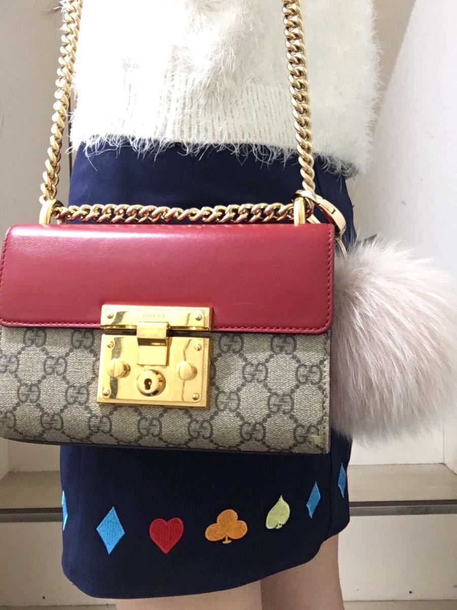 グッチ パドロック バッグ レディース Padlock ショルダー ショルダー 