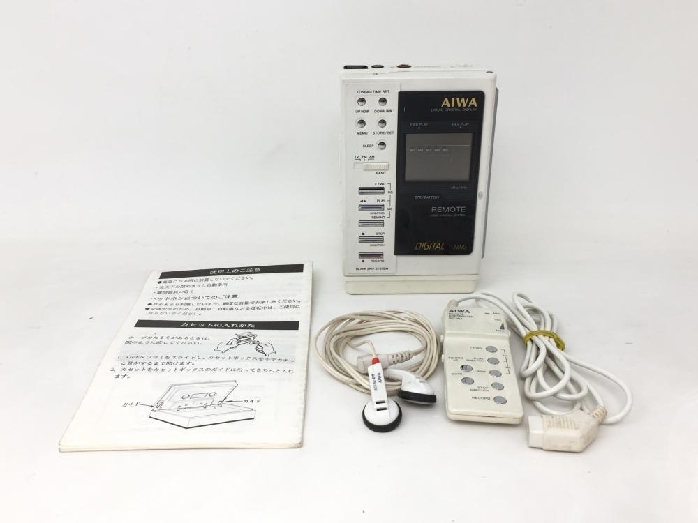 爆買い，限定セール 749 ジャンク品 通電OK AIWA アイワ ステレオラジオカセット レコーダー HS-JX10 /060(録音、再生)｜売買されたオークション情報、yahooの商品情報をアーカイブ公開 - オークファン 録音、再生