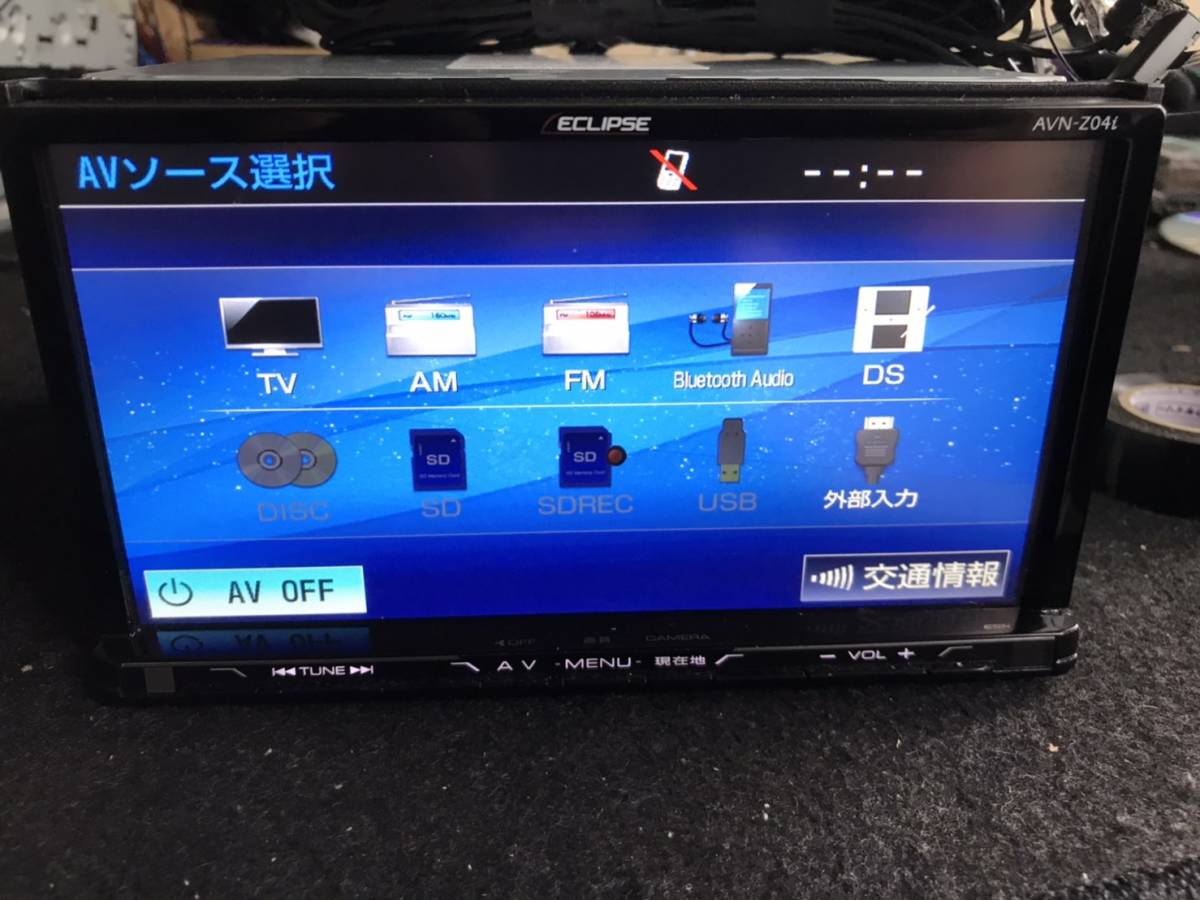 AVN-Z04i ECLIPSE イクリプス メモリーナビ CD録音 DVD Bluetooth
