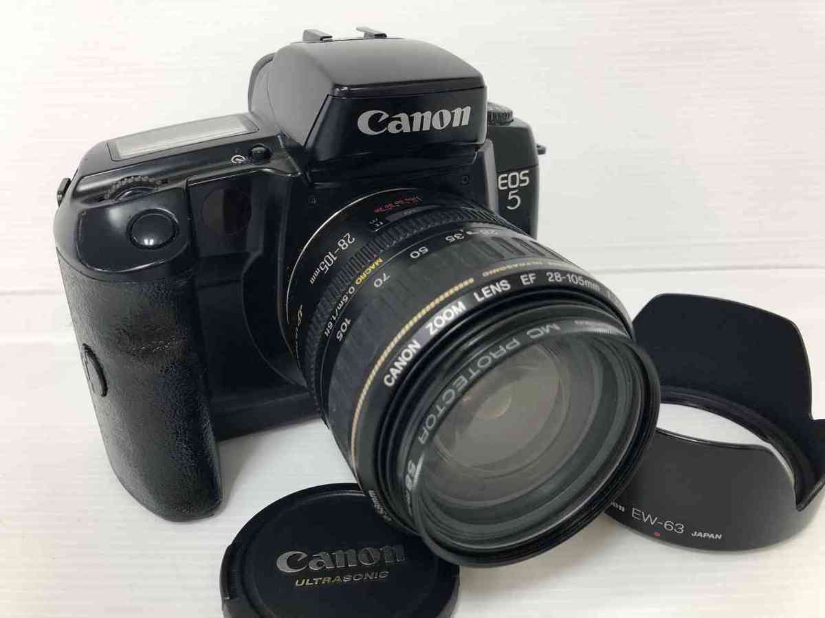 Canon EOS 5 フィルムカメラ 本体 EF 28-105mm 66】キャノン Canon EOS5 一眼レフフィルムカメラ / EF 28-105mm 1:3.5