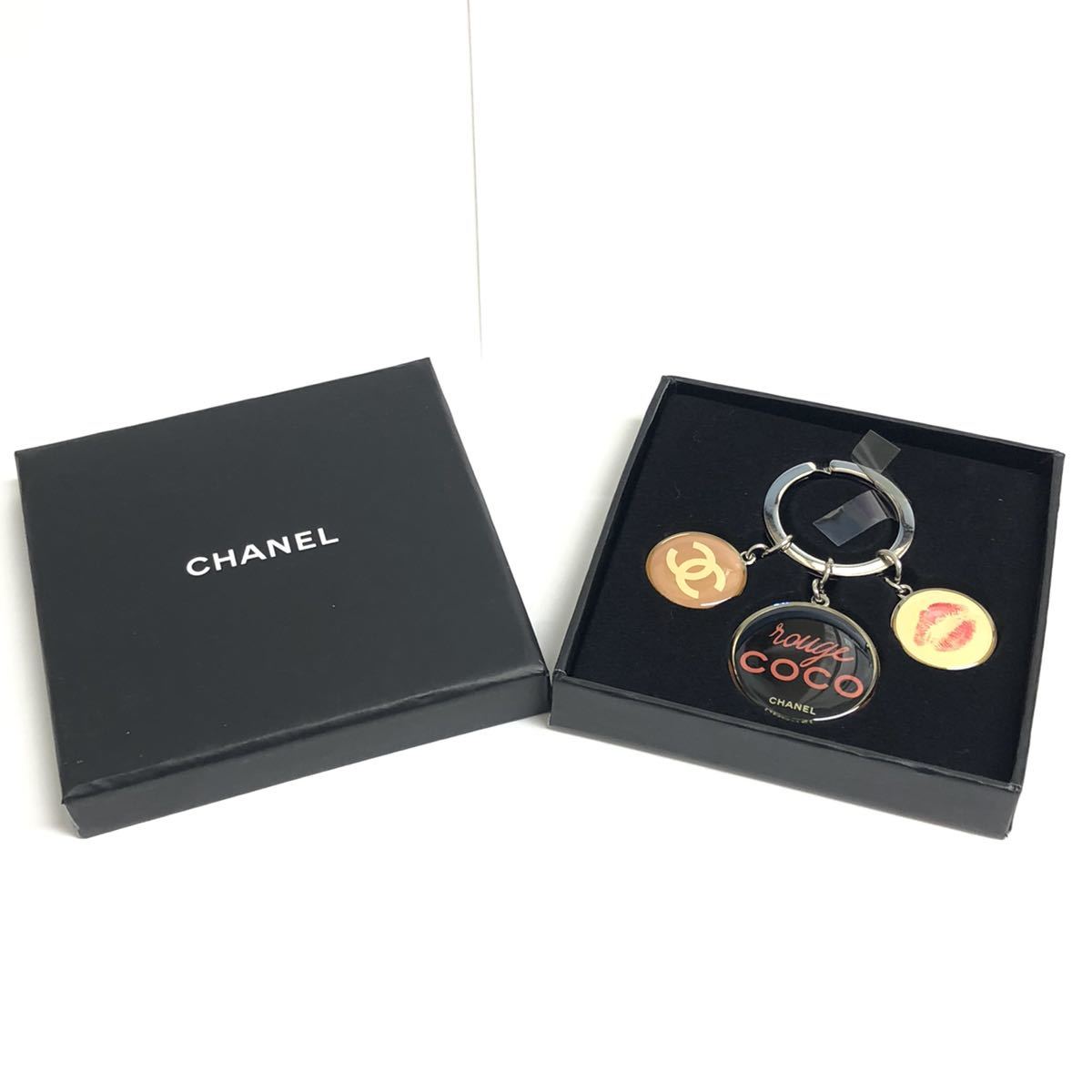 ☆ オススメ!! ☆ CHANEL シャネル ココマーク キーホルダー ルージュ 
