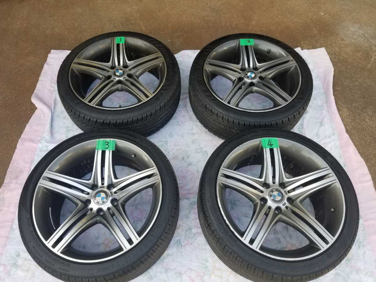 バリ溝タイヤ付き　WALD mahora M11C 19インチ 8.5J+33・9.5J+40 4本セットFACE2・FACE3 PCD120　5穴 ハブ径72.6Φ　BMW