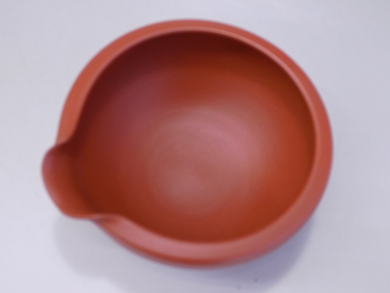 b953 技工名品 常滑焼 名工 渡辺千洞 造 朱泥 蟹文 蟹彫り