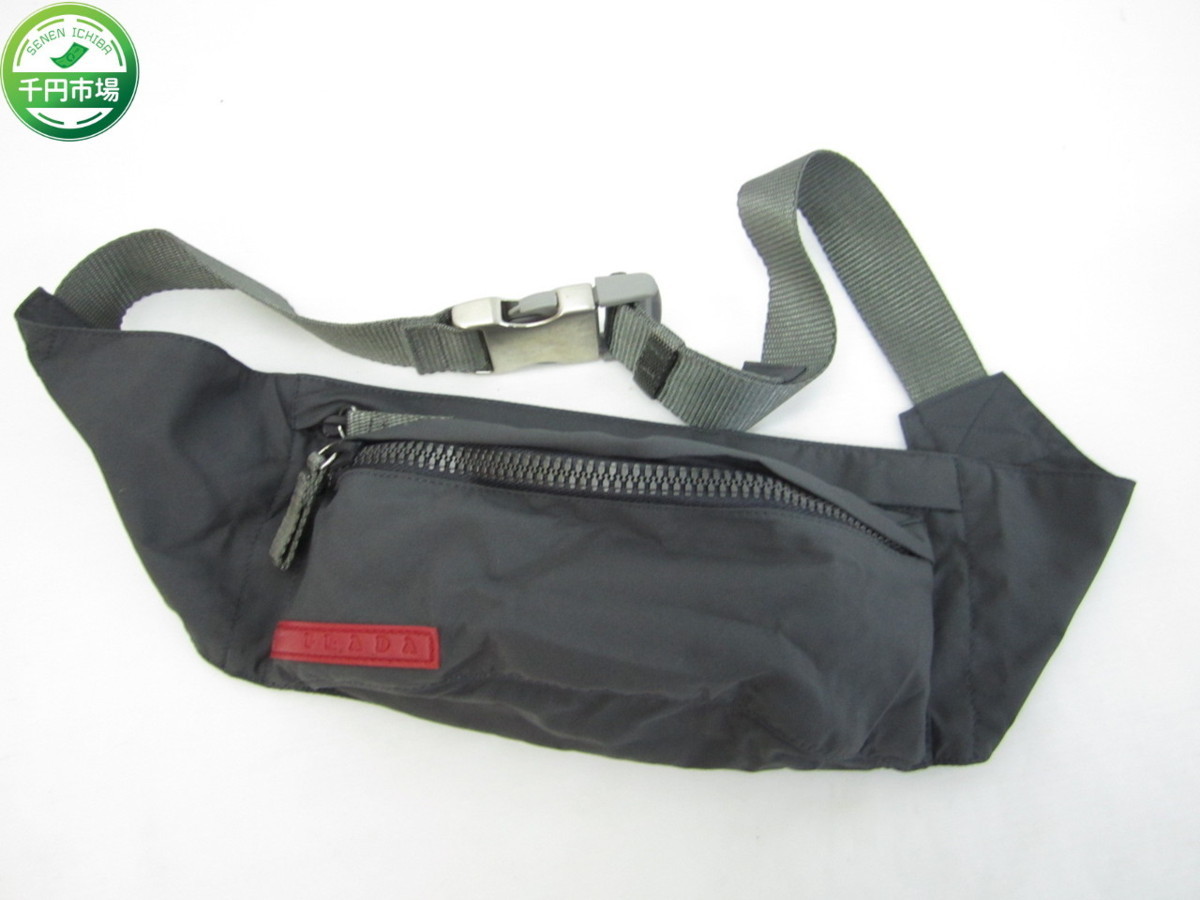 N-7536】1円 PRADA SPORT プラダスポーツ ロゴ 4VA125 ポリエステル 