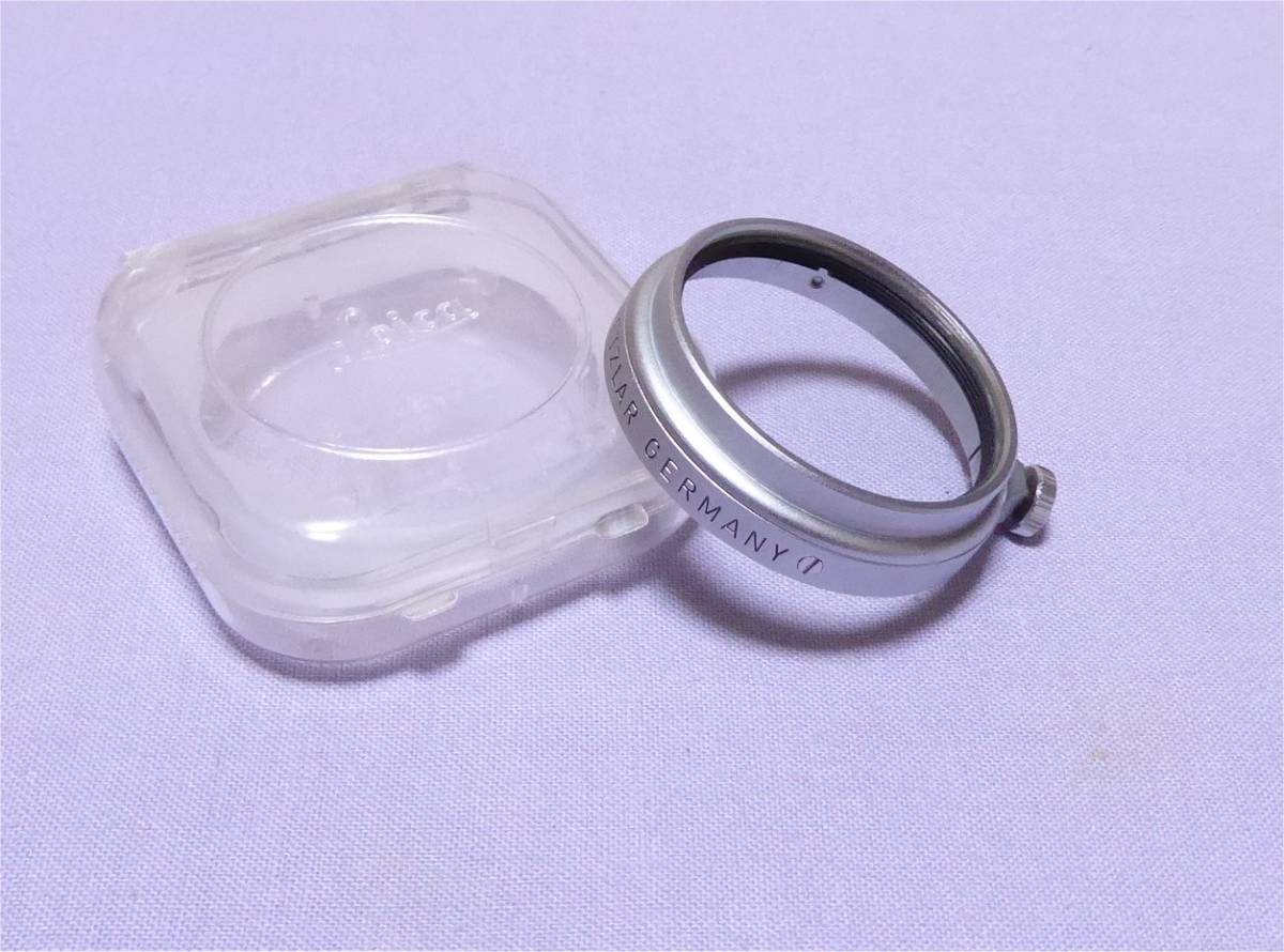 LEICA ライカ・エルマー及びズマロン用フィルター UVa 36mm FIOLA　美品