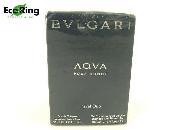 1円 未使用 ブルガリ AQVA POUR HOMME Travel Duo 50ml 100ml 香水 