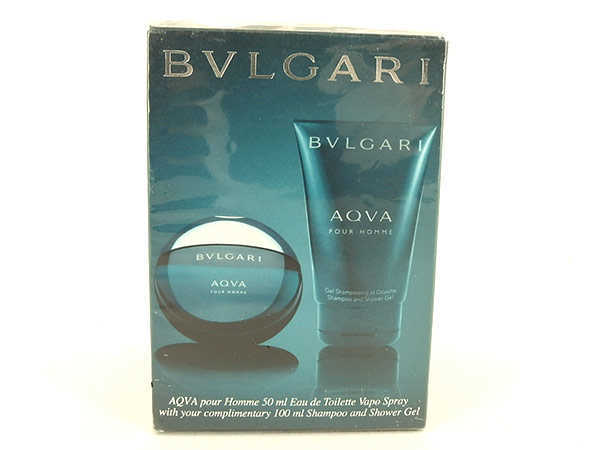 1円 未使用 ブルガリ AQVA POUR HOMME Travel Duo 50ml 100ml 香水 