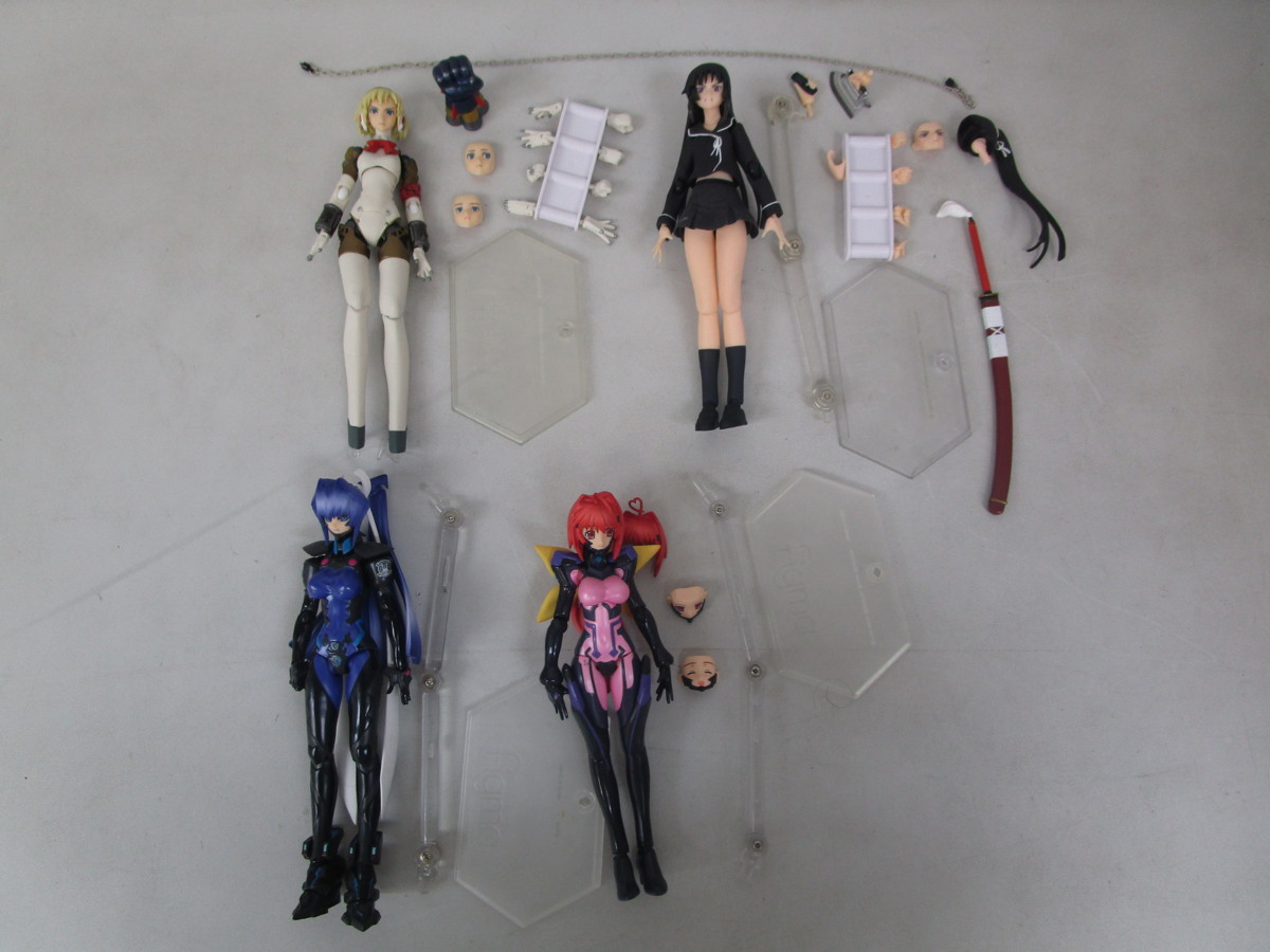 ee3643□同梱不可 ジャンク figma 4点 まとめ セット : 御剣冥夜 / 鑑