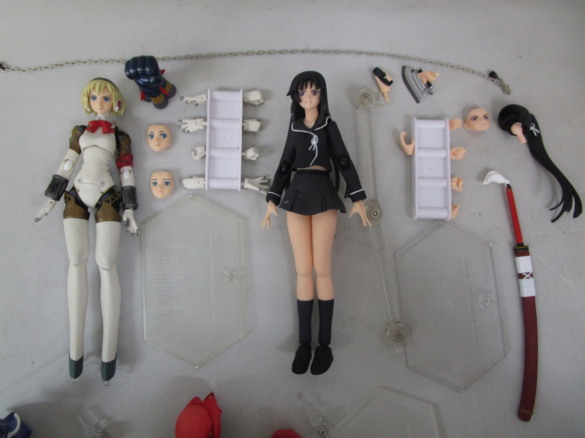 ee3643□同梱不可 ジャンク figma 4点 まとめ セット : 御剣冥夜 / 鑑