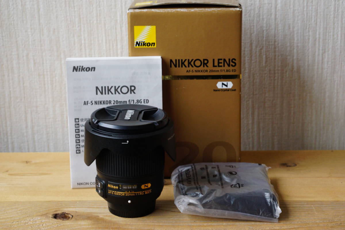 Nikon 単焦点レンズ AF-S NIKKOR 20mm f/1.8G ED 美品