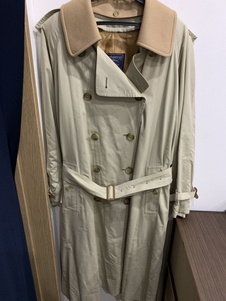 BURBERRY バーバリー ウールライナー付きトレンチコート メンズ ベージュ 40サイズ (AW17)