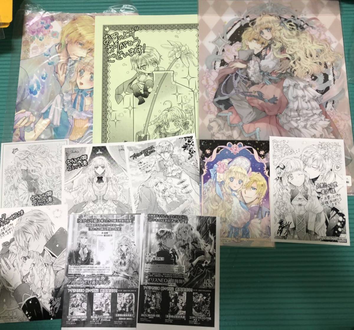 虫かぶり姫 1〜6巻　各巻特典ビジュアルボード・イラスト・しおり等付き　美品 虫かぶり姫 1〜6巻 各巻特典ビジュアルボード・イラスト・しおり等付き