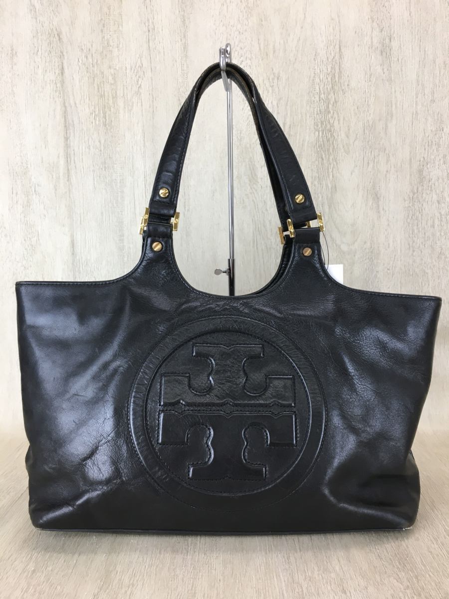【得価，格安】 TORY BURCH トートバッグ/レザー/BLK/無地/ロゴ/トリーバーチ(トートバッグ)｜売買されたオークション情報、yahooの商品情報をアーカイブ公開 - オークファン その他