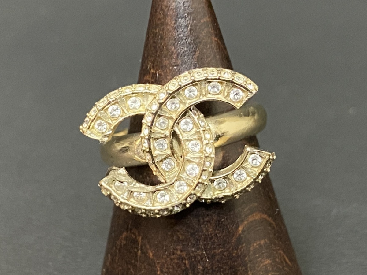 ココマーク シャネル CHANEL 指輪 リング 中古 ライン ココ クラッシュ 