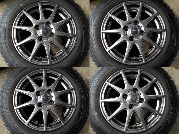 165/70R14 ダンロップ スタッドレス WM01 アルミホイールSET 