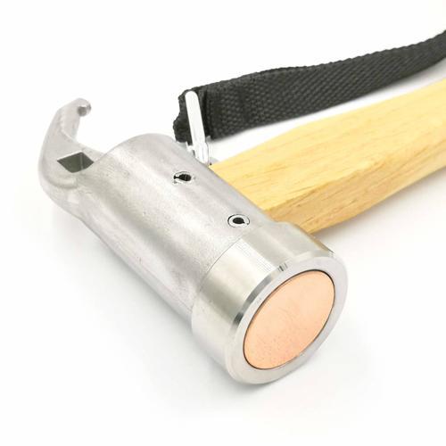 バリイチゴ屋 ペグ打ちハンマー ペグハンマー ステンレス鋼 ペグ キャンプ設営用具 ペグ抜き アウトドアアクセサリー キャンプグ_2