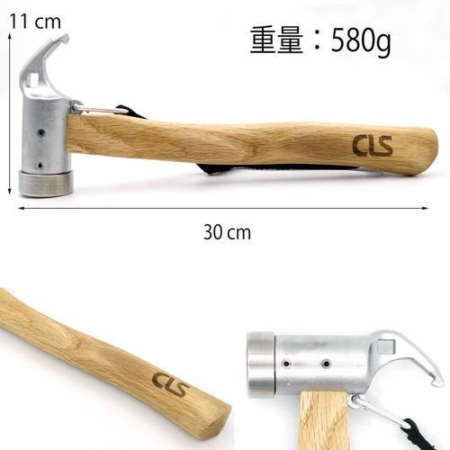 バリイチゴ屋 ペグ打ちハンマー ペグハンマー ステンレス鋼 ペグ キャンプ設営用具 ペグ抜き アウトドアアクセサリー キャンプグ_4