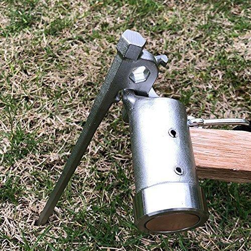 バリイチゴ屋 ペグ打ちハンマー ペグハンマー ステンレス鋼 ペグ キャンプ設営用具 ペグ抜き アウトドアアクセサリー キャンプグ_7