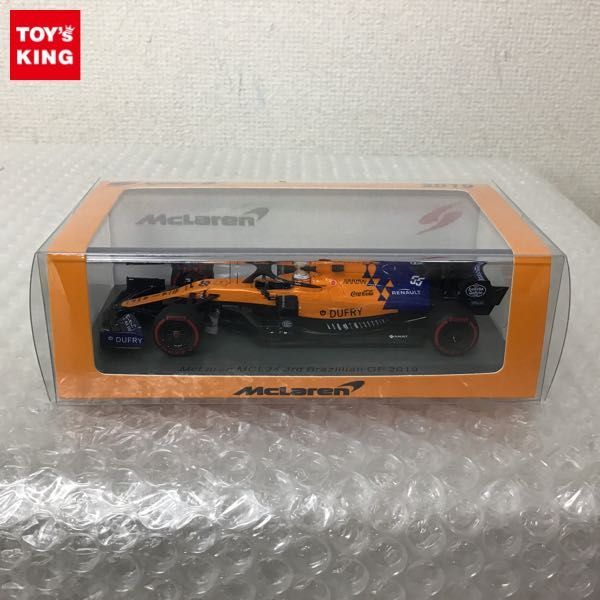 【送料無料，2026】 1円 スパーク 1/43 マクラーレン MCL34 3rd Brazillian GP 2019 #55 / ミニカー(レーシングカー)｜売買されたオークション情報、yahooの商品情報をアーカイブ公開 - オークファン レーシングカー