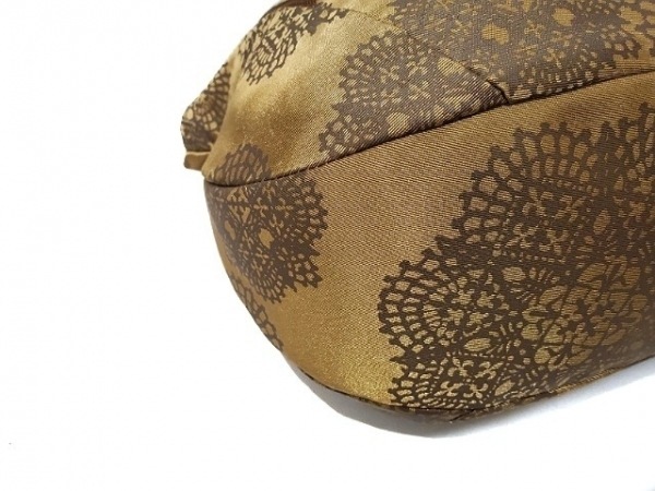 トートバッグ ラシット russet ナイロン×レザー russet(ラシット) ナイロン モノグラム レザー 総柄 新品 - Russet ネイビー ナイロンジャガード×レザー 美品 フリンジ