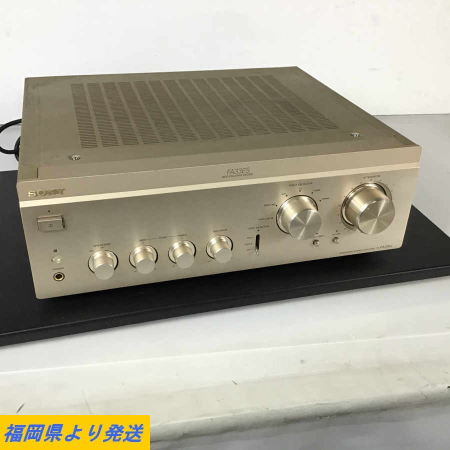 SONY TA-FA33ES STEREO AMPLIFIER アンプ AUXより出力音確認済◇現状品