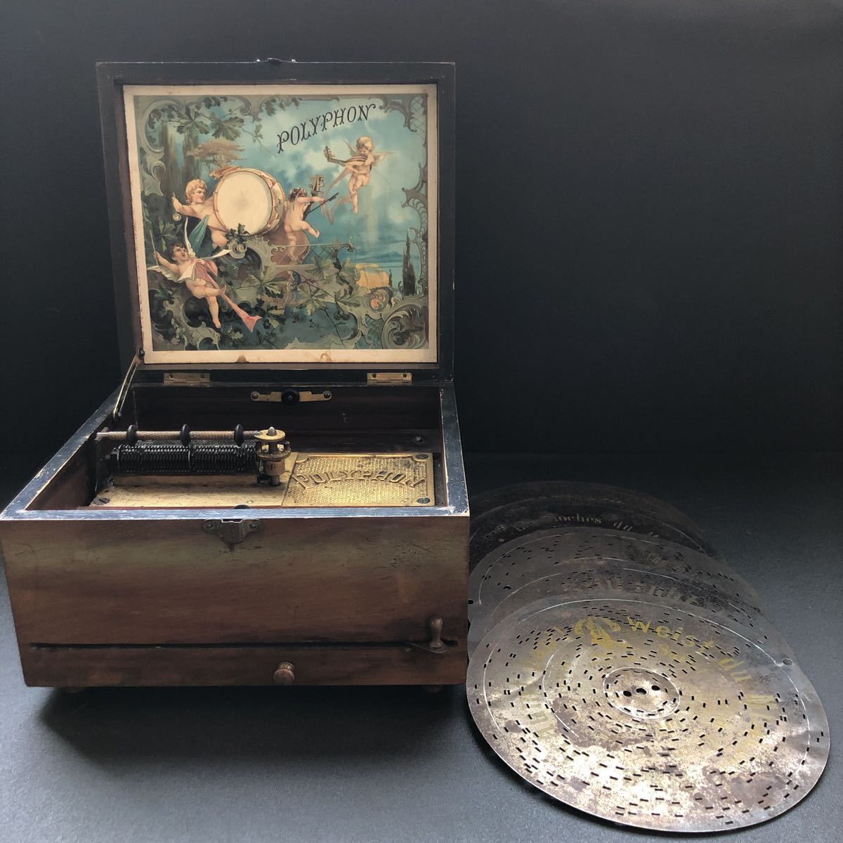 新品☆フェリス女学院大学卒業記念品☆オルゴール＆ペンダントトップ