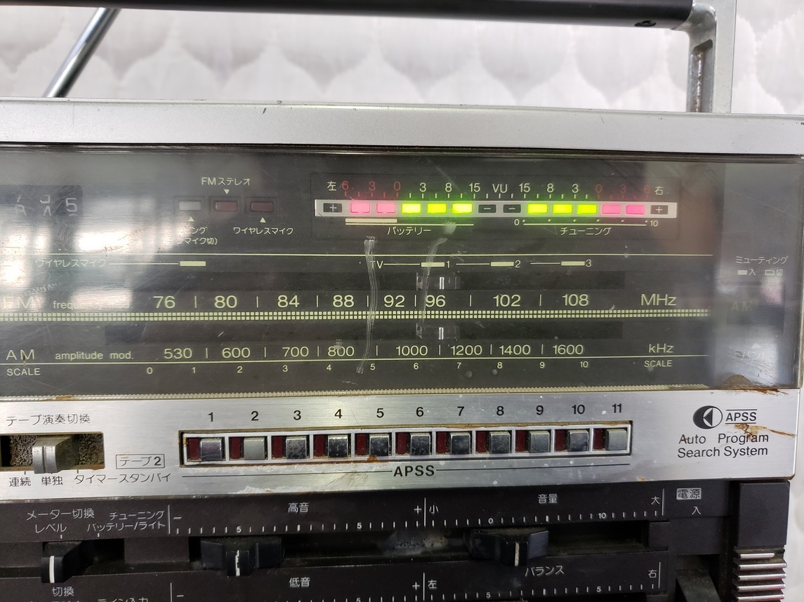 GF-808 SHARP ラジカセ SEARCHER-W THE ザ・サーチャーW シャープ 年代
