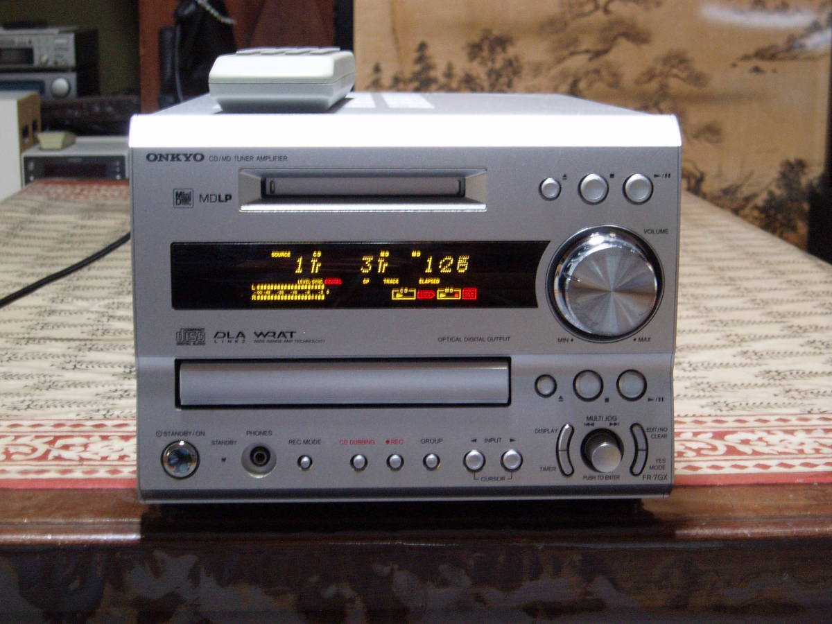 FR-7GX ミニコンポの基準機！ONKYO ＆D-S7GX MD⁄CD⁄ﾁｭｰﾅ⁄ｱﾝﾌﾟ