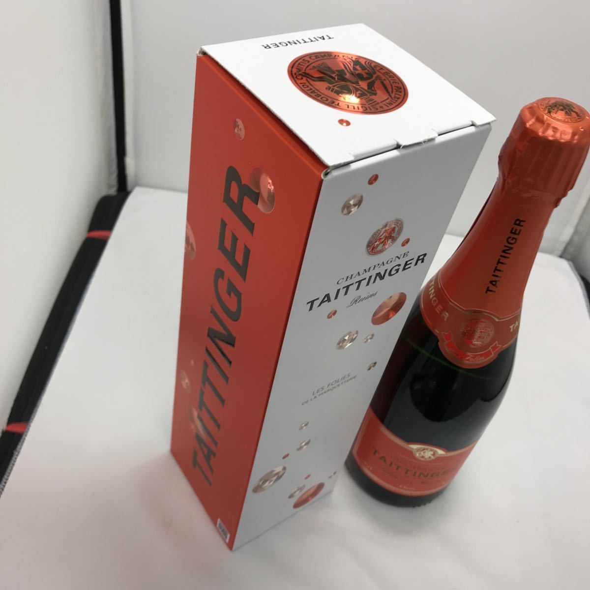 サ 未開栓　シャンパン　TATTINGER テタンジェ　レ　フォリ　ド　ラ　マルケットリー　750ml 箱付　管理tk テタンジェ シャンパン TAITTINGER シャンパン] NV ボックス