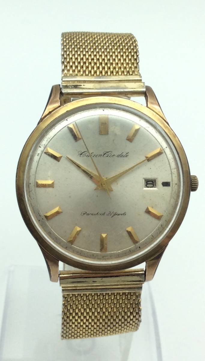 デットストック 未使用 CITIZEN 21JEWELS 手巻き腕時計 Yahoo