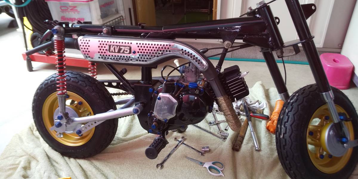 カワサキKV75中古両手ブレーキ値下げ⤵⤵⤵⤵値下げ カワサキ kv75