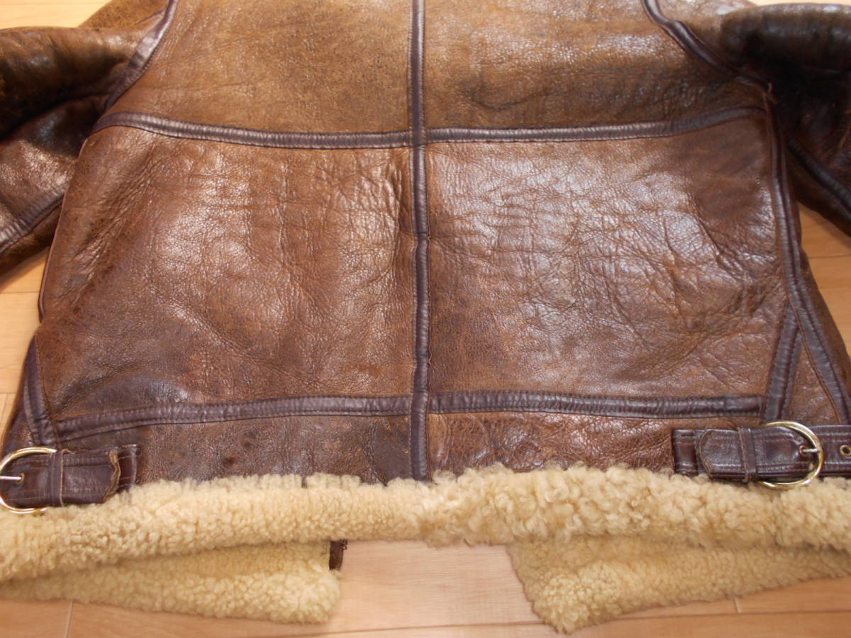☆USA製 NEWYORK Style 羊革ムートンレザー B-3タイプ・フライト
