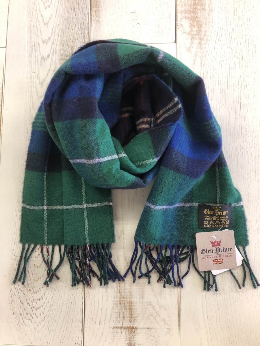 SALE，新作登場 SALE 60%OFF Glen Prince グレンプリンス チェック ストール マフラー / SLS125 / グリーン(マフラー一般)｜売買されたオークション情報、yahooの商品情報をアーカイブ公開 - オークファン マフラー一般