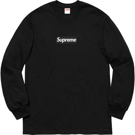Supreme Box Logo Tee - Black L⁄S | Long Sleeve Shirt NEW eBay 