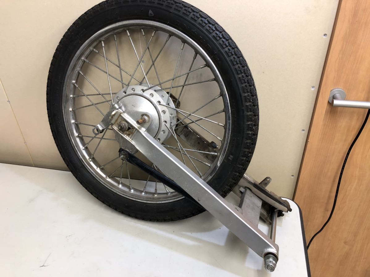スーパーカブ スイングアーム　ホイール付き！タイヤバリ山_1