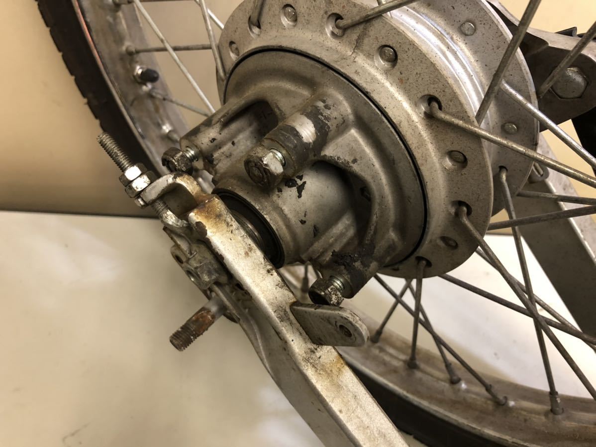 スーパーカブ スイングアーム　ホイール付き！タイヤバリ山_7