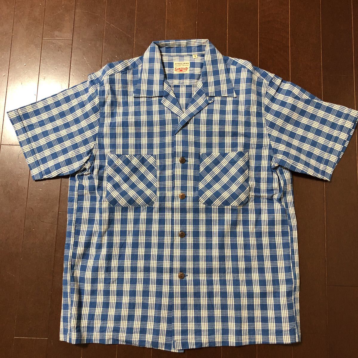 良品 sun surf サンサーフ パラカ アロハ シャツ SUGAR CANE 半袖 