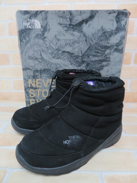 赤字超特価，得価 箱有り THE NORTH FACE PURPLE LABEL ノースフェイス ヌプシブーツ サイズUS8 ブラック 111234679(男性用)｜売買されたオークション情報、yahooの商品情報をアーカイブ公開 - オークファン 男性用