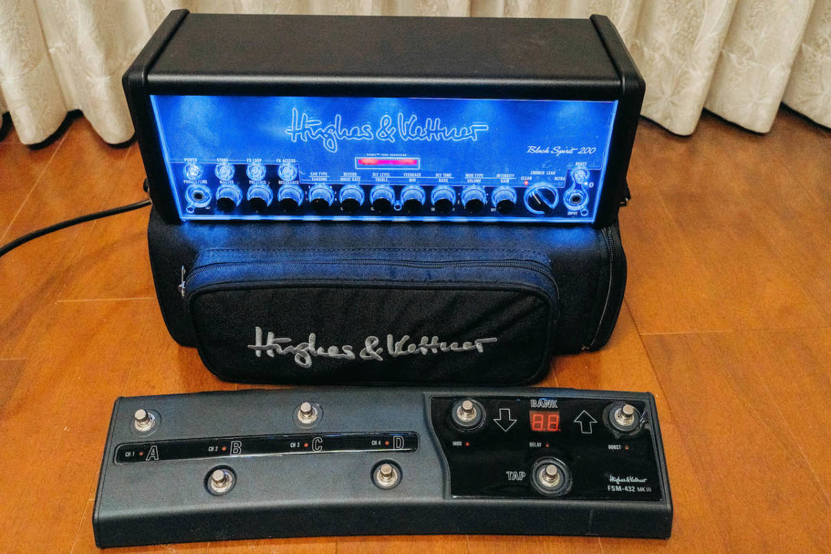 ほぼ新品】Hughes&Kettner Black Spirit 200 Head + FSM432 MKIII MIDI
