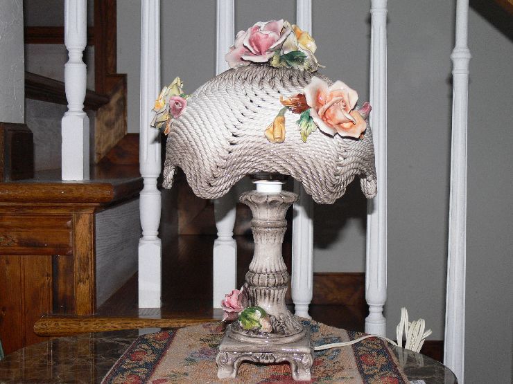 陶器 イタリア製 イタリア カポディモンテ アンティーク CAPODIMONTE