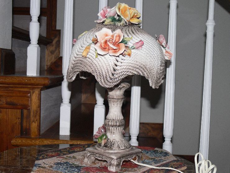 陶器 イタリア製 イタリア カポディモンテ アンティーク CAPODIMONTE