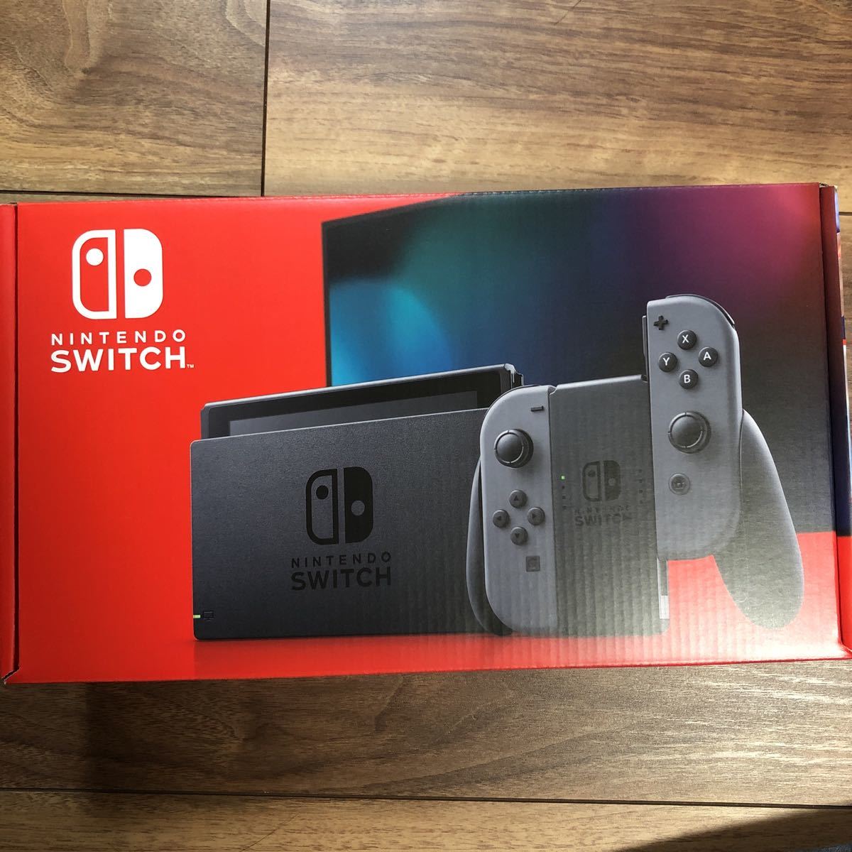 【新品送料無料】ニンテンドースイッチ本体 グレー　新モデル　Nintendo Switch