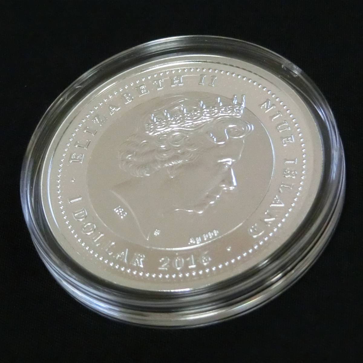 【送料無料】ニウエ 2016年 コビトカバ 絶滅危惧種シリーズ カラー版 1ドル 銀貨 コイン プルーフ硬貨 未使用 未開封 証明書_6