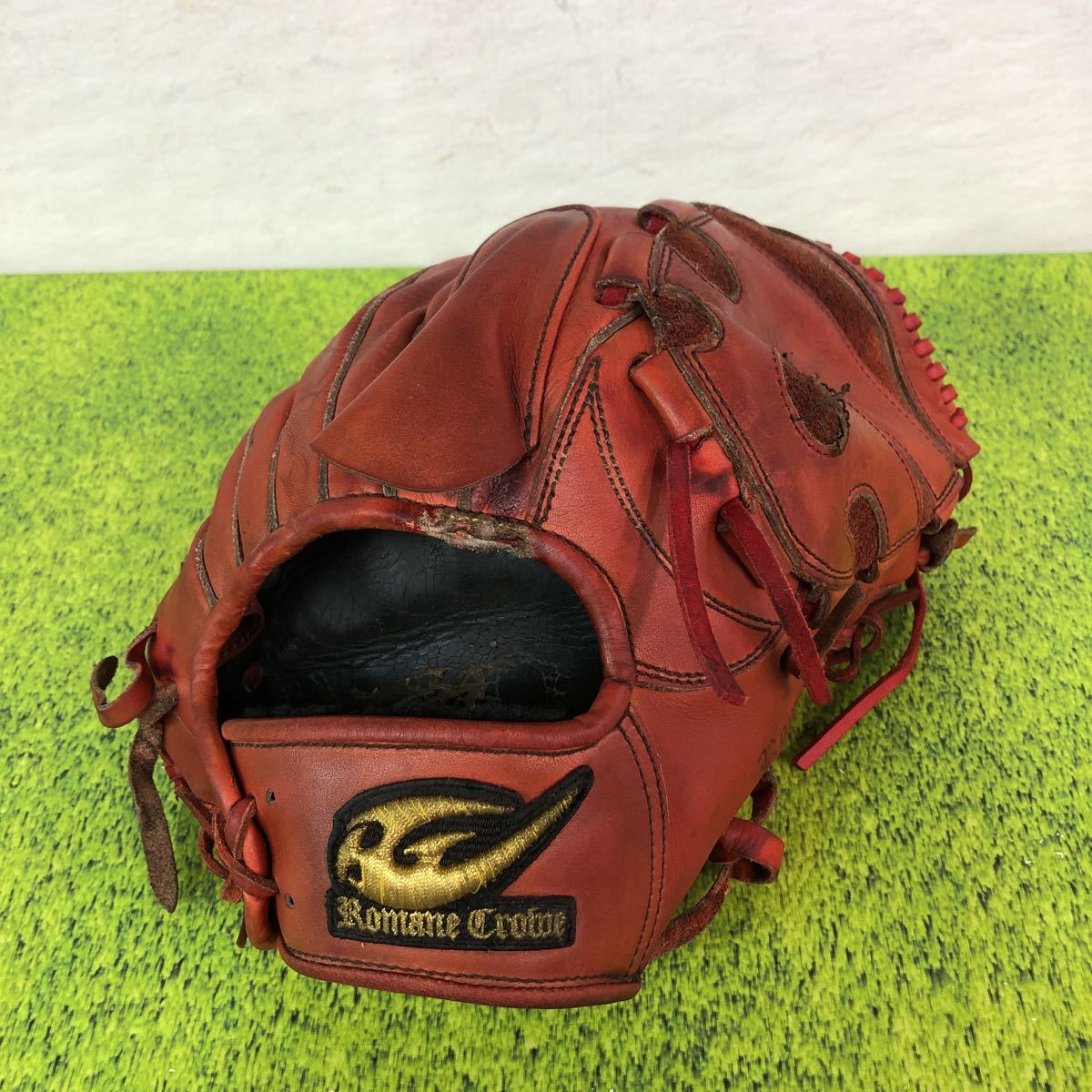 【新品，大得価】 G-3325 ロマネクロウ RomaneCrowe 硬式 投手 ピッチャー グラブ グローブ 野球 品 破れあり(投手用)｜売買されたオークション情報、yahooの商品情報をアーカイブ公開 - オークファン 大人用