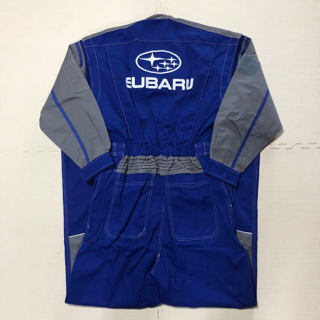 2 SUBARU スバル スバリスト 非売品 作業服 つなぎ オールインワン M 青×グレー 新品!! スバル SUBARU 非売品 2026年最新Yahoo!オークション -スバル 服の中古品・新品・未