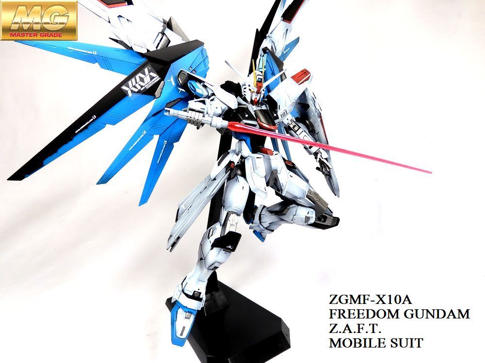 ★MG★ZGMF-X10A　フリーダムガンダム　Ver.2.0　1/100スケール ウェザリング　完成品★
