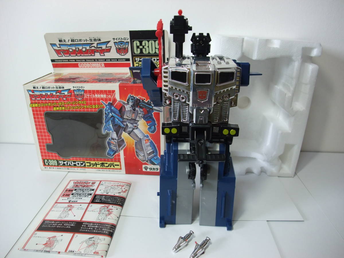 【当時物】トランスフォーマー C-309 サイバトロン ゴッドボンバー 当時物 トランスフォーマー C-309 ゴッドボンバー 中古品 C-309 ゴッド
