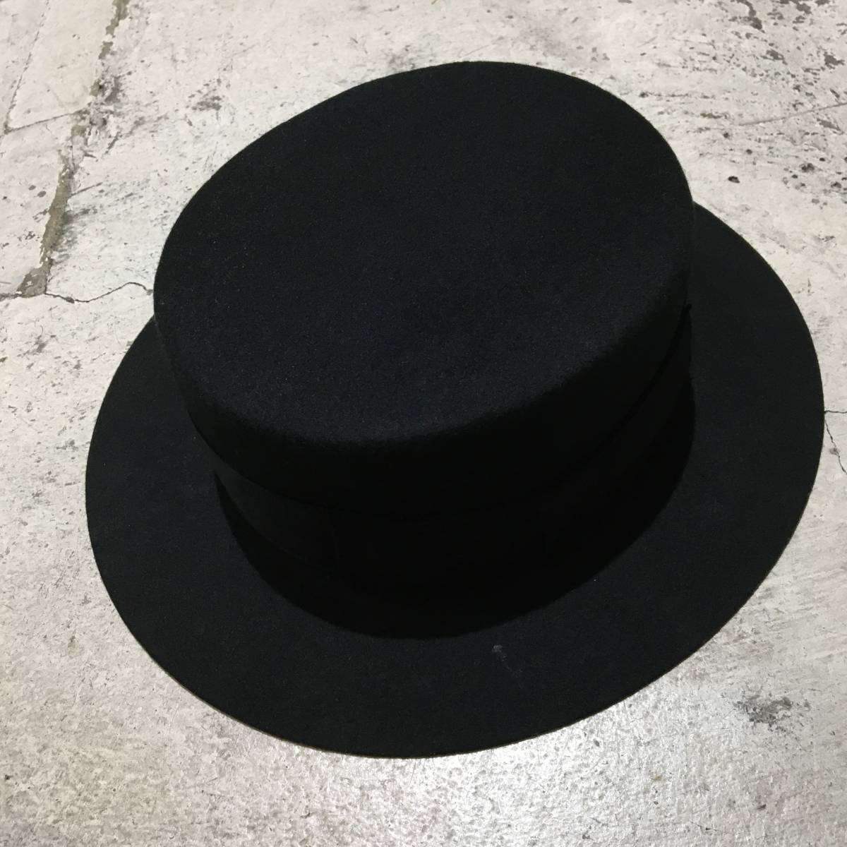 UNUSED アンユーズド カンカン帽 ハット ウール素材 型番UH0462 UNUSED 
