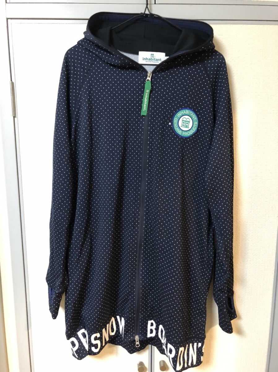  inhabitant GALA LONG PARKA ドット柄 Mサイズ ネイビー インハビタント スノーボード ガーラ ロング パーカー 水玉(Mサイズ)｜売買されたオークション情報、yahooの商品情報をアーカイブ公開 - オー パンツ