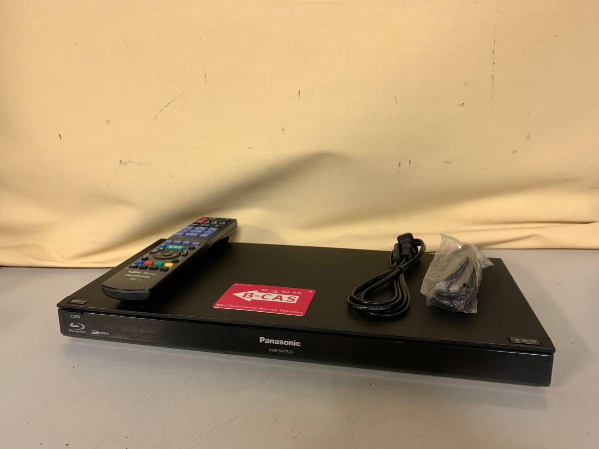 格安，定番 メンテ済み 大容量500GB 上位機種 Panasonic DMR-BWT520 外付HDD 2番組録画 スカパー 3D 完動保証付(パナソニック)｜売買されたオークション情報、yahooの商品情報をアーカイブ公開 - オークファン パナソニック
